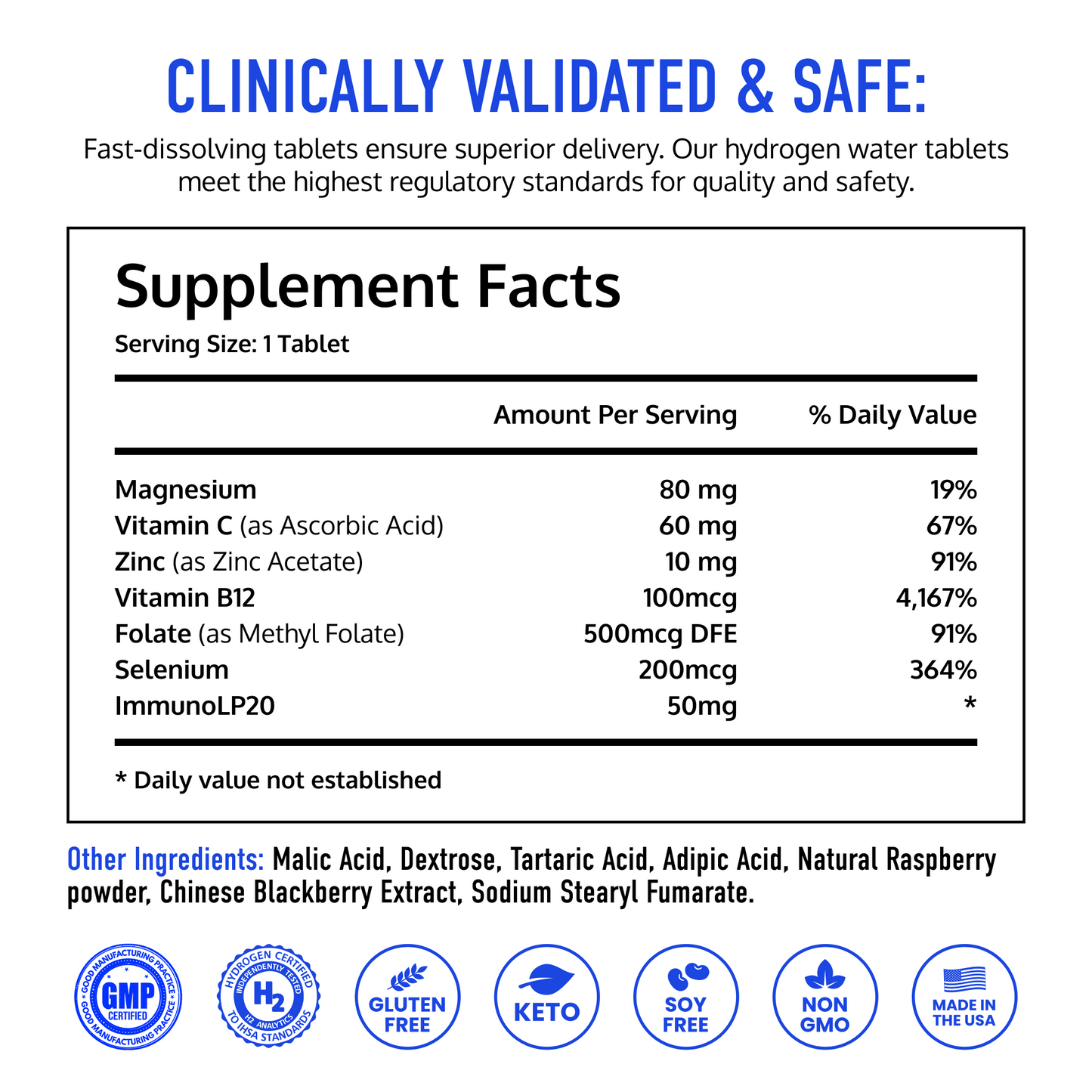 HARMONY+ | Hydrogen Water Tablets + Postbiotics
