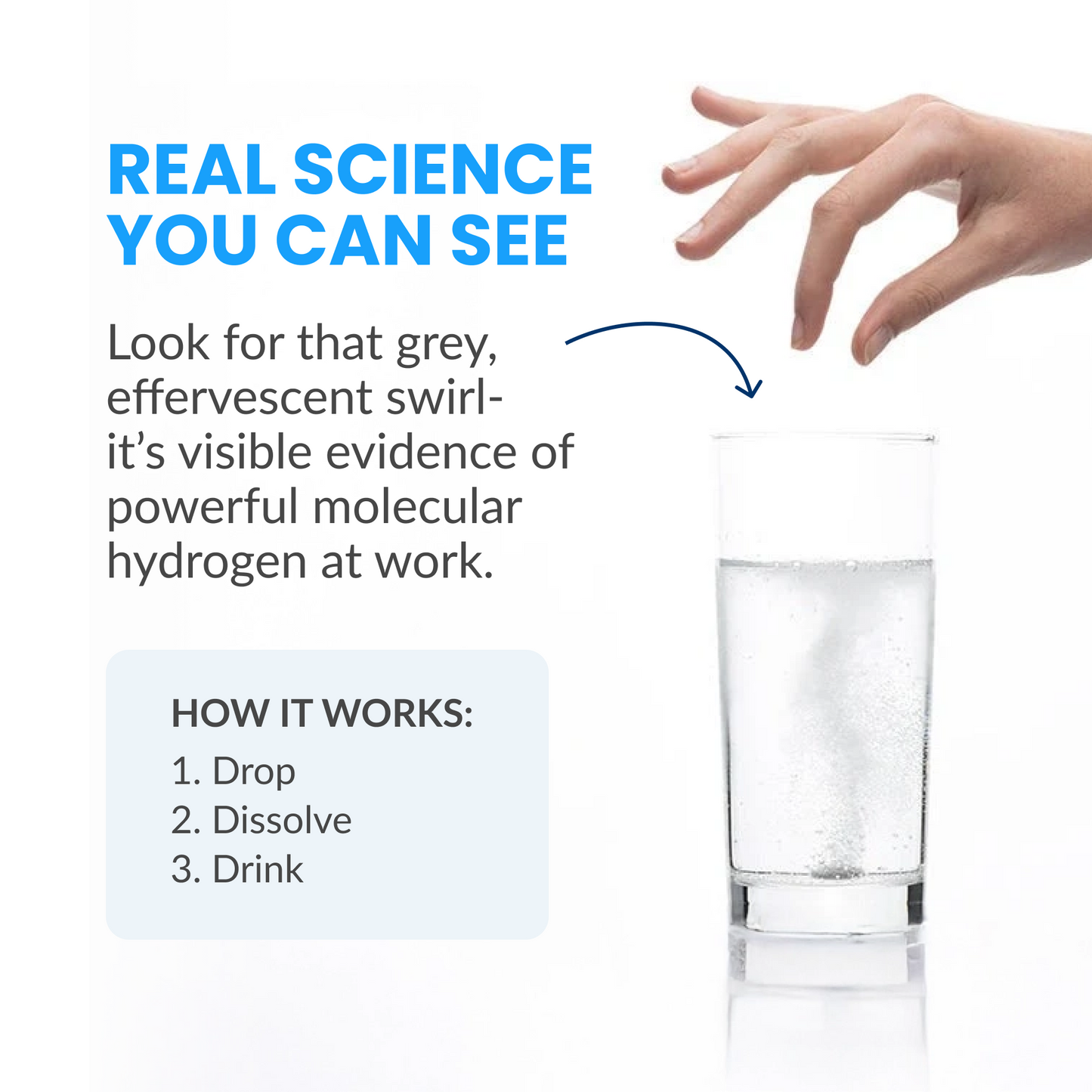 REJUVENATION | Molecular Hydrogen Water Tablets - 12.4 PPM H2 + Magnesium | Drink HRW