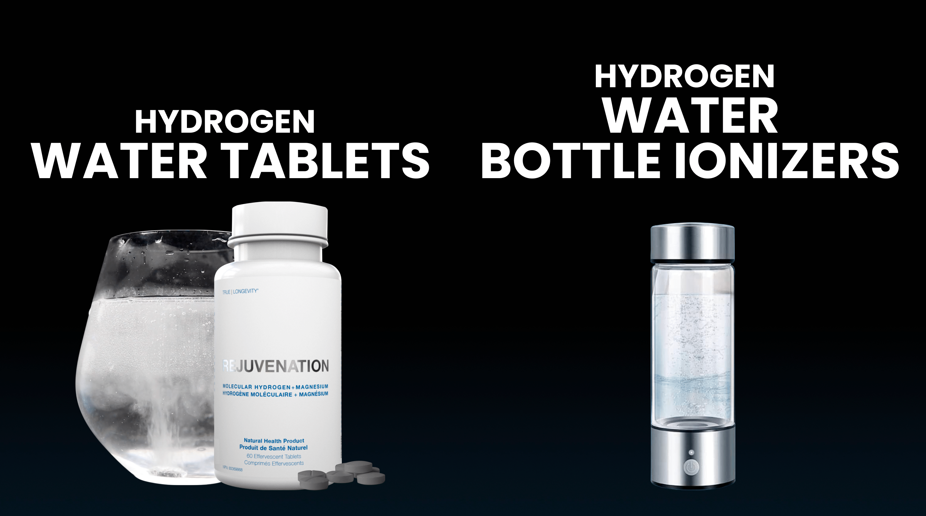 Hydrogen Water Tablets Vs Hydrogen Water Bottle Ionizers Drink Hrw